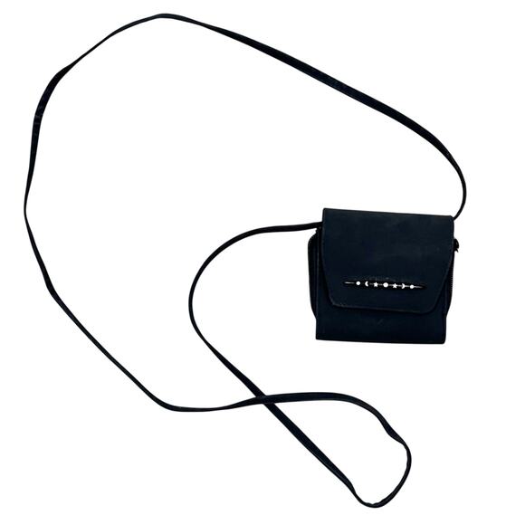 NEW Black Mini Wallet Convertible Crossbody Bag Purse - Picture 2 of 6